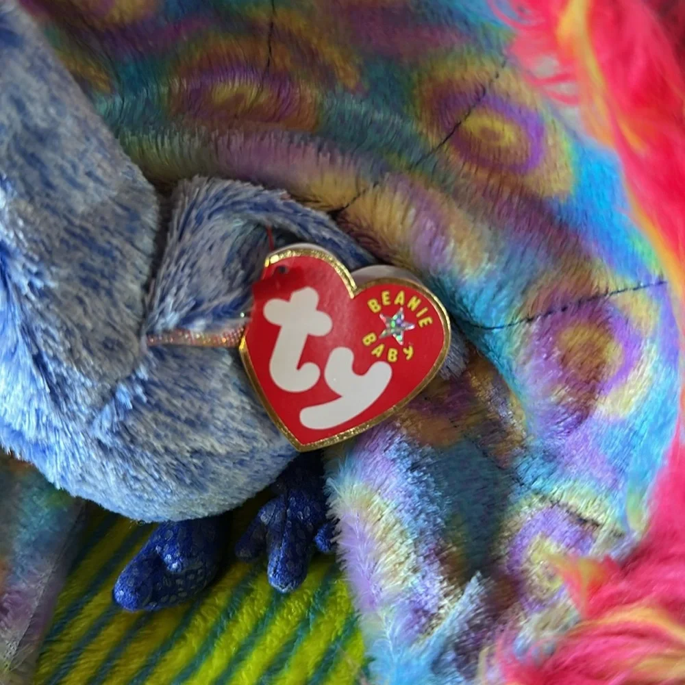 Ty Flashy the Peacock Beanie Baby
